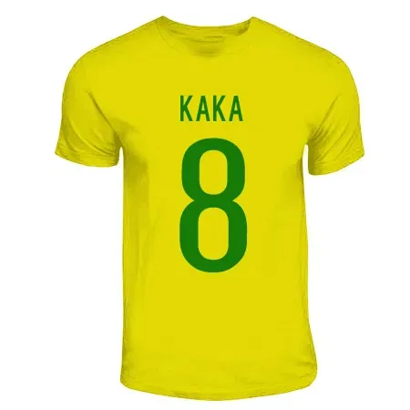 Футболка с принтом Кака Бразилия Junior Brazil, желтый — фото 2