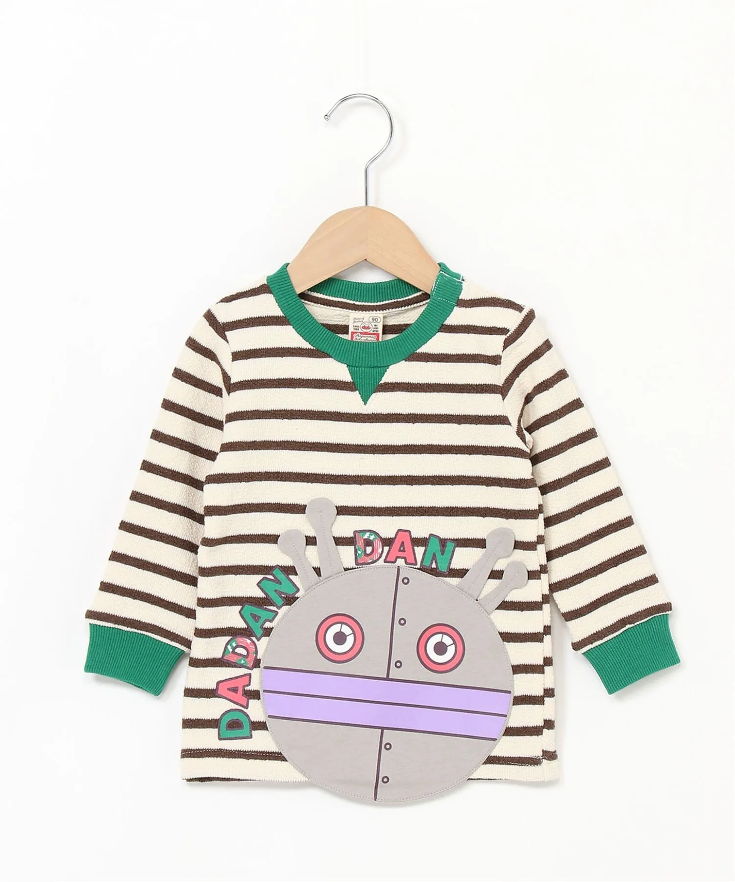 Детская коллекция ANPANMAN/(K) Толстовка с аппликацией в виде лица по краю Anpanman Kids Collection, brown — фото 2
