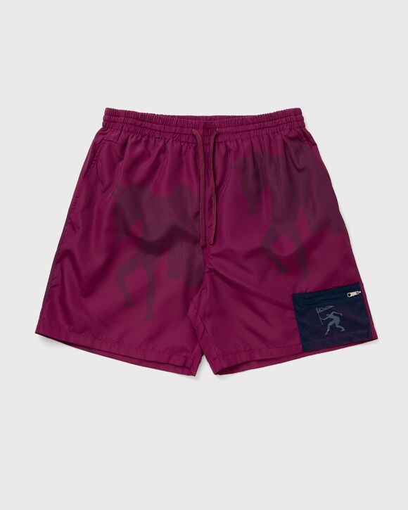 

Шорты By Parra Short Horse Shorts Tyrian Purple, цвет tyrian purple