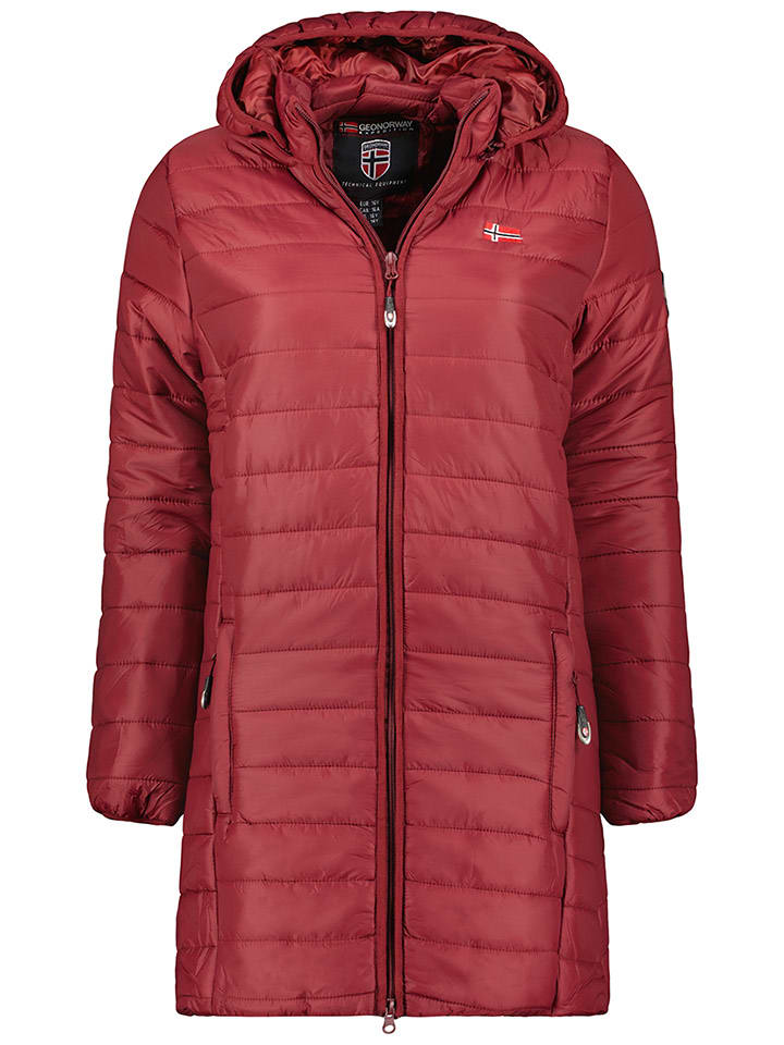 

Стеганое пальто Geographical Norway, бордовый