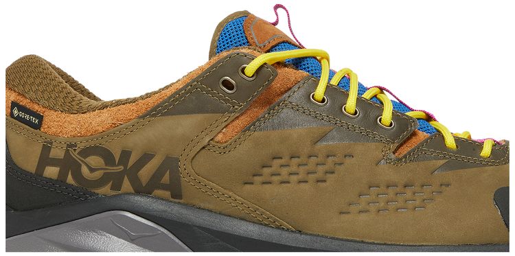 Кроссовки HOKA Bodega x Kaha Low GTX 'Martini Olive Almond', зеленый — фото 2
