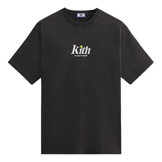 

Футболка x wilson racquet crew logo vintage t-shirt 'black' Kith, черный