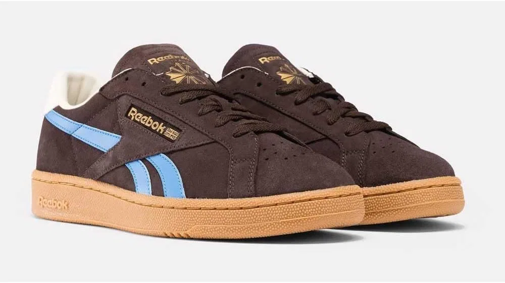Кроссовки Reebok Unisex Club C Grounds UK, Darkmatter Kinetic Blue Vintage Chalk — фото 3