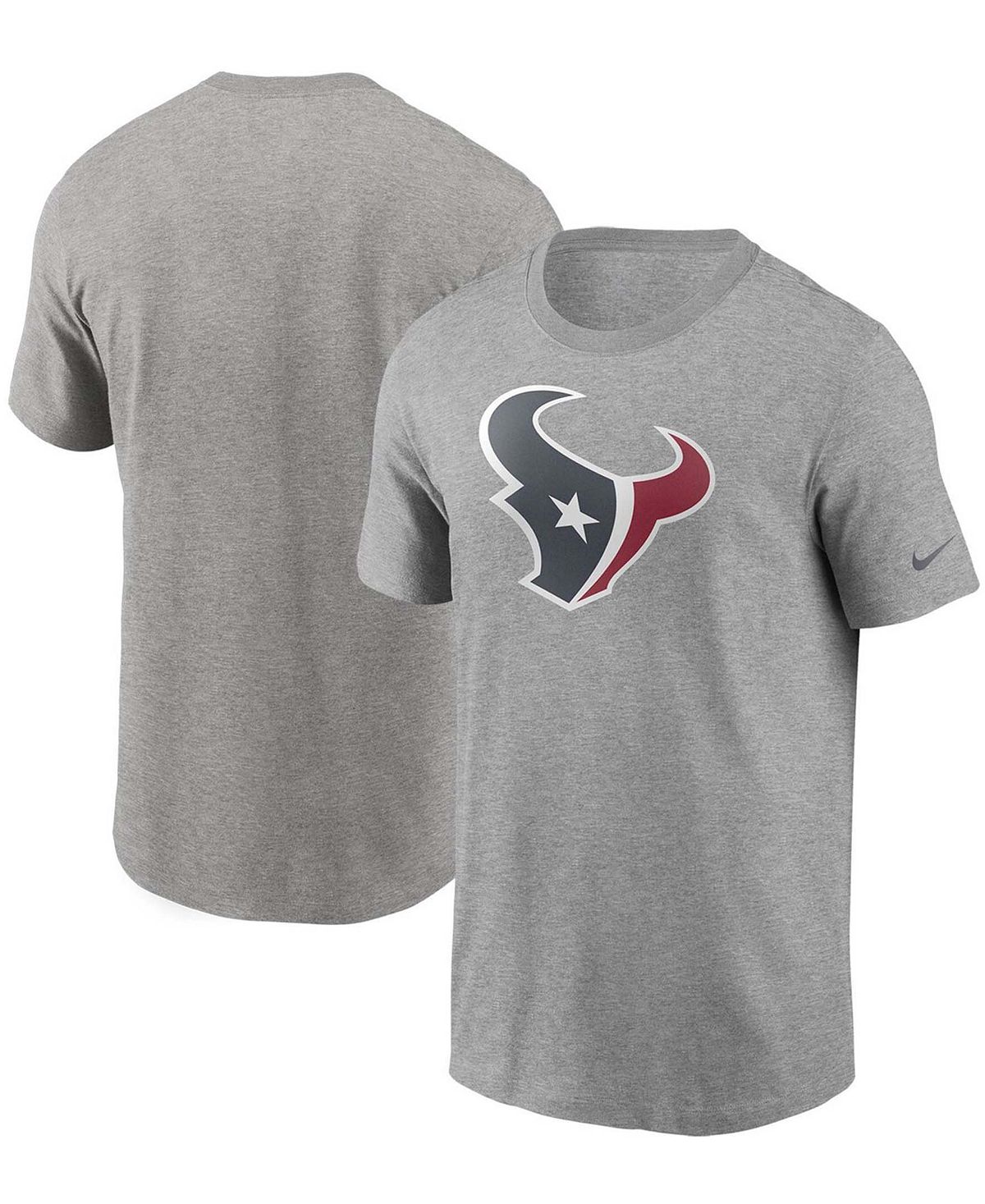 

Мужская серая футболка с логотипом Houston Texans Primary Logo Nike, Серый, Мужская серая футболка с логотипом Houston Texans Primary Logo Nike