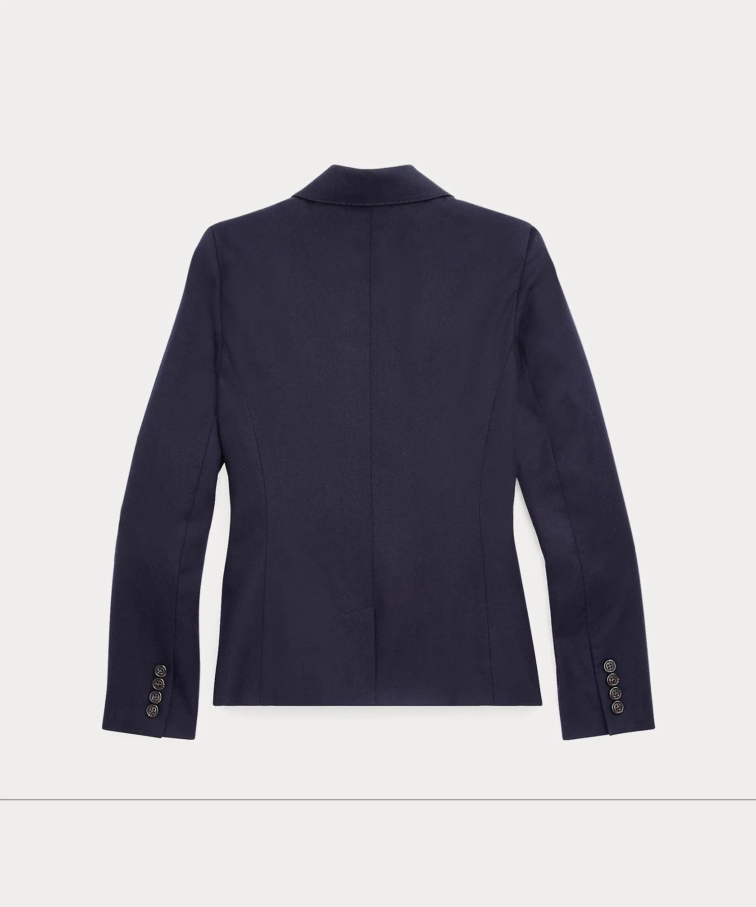 Детский шерстяной пиджак POLO RALPH LAUREN CHILDRENSWEAR тёмно-синий — фото 2