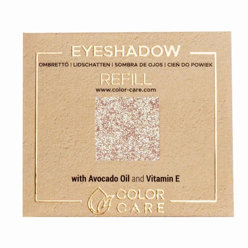 

Тени для век с веганскими блестками - 131 Color Care Glitter - Nude Beige Golden, 2 гр