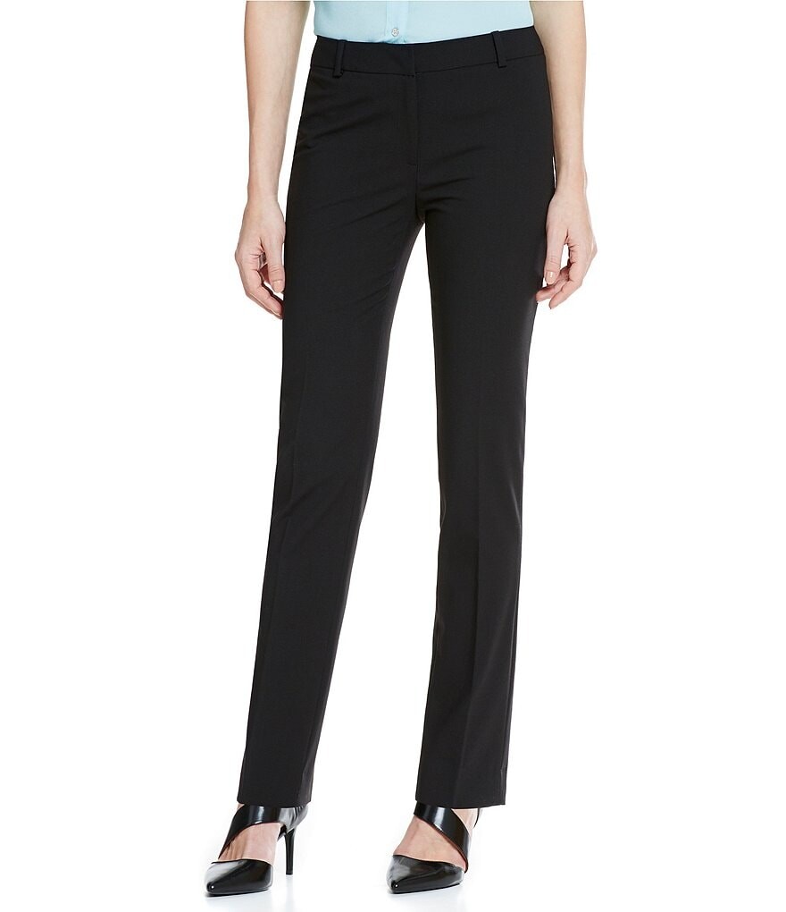

Роскошные эластичные узкие брюки Calvin Klein Petite Size, черный