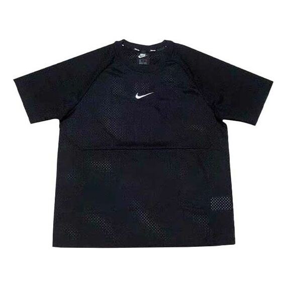

Футболка воздухопроницаемые с коротким рукавом Nike, черный