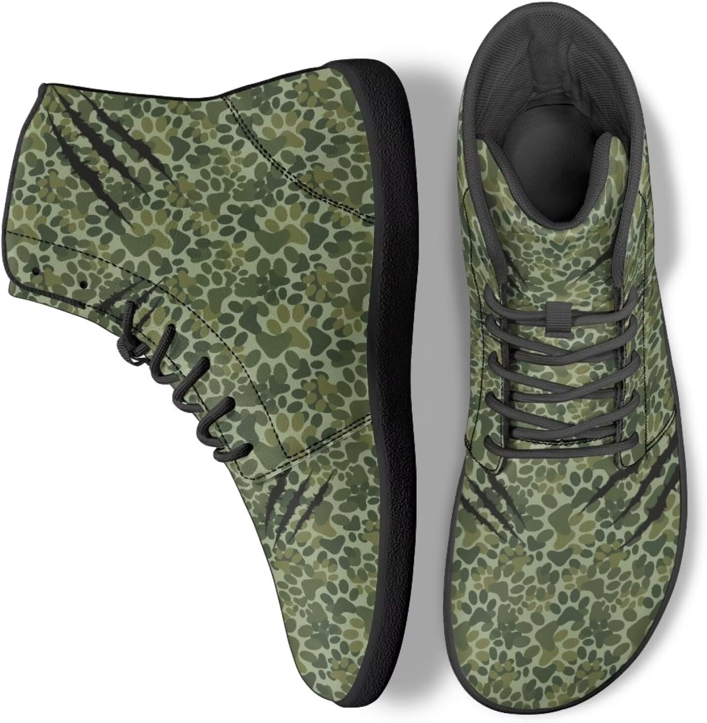 

Высокие кеды Binienty для мужчин и женщин, зеленый