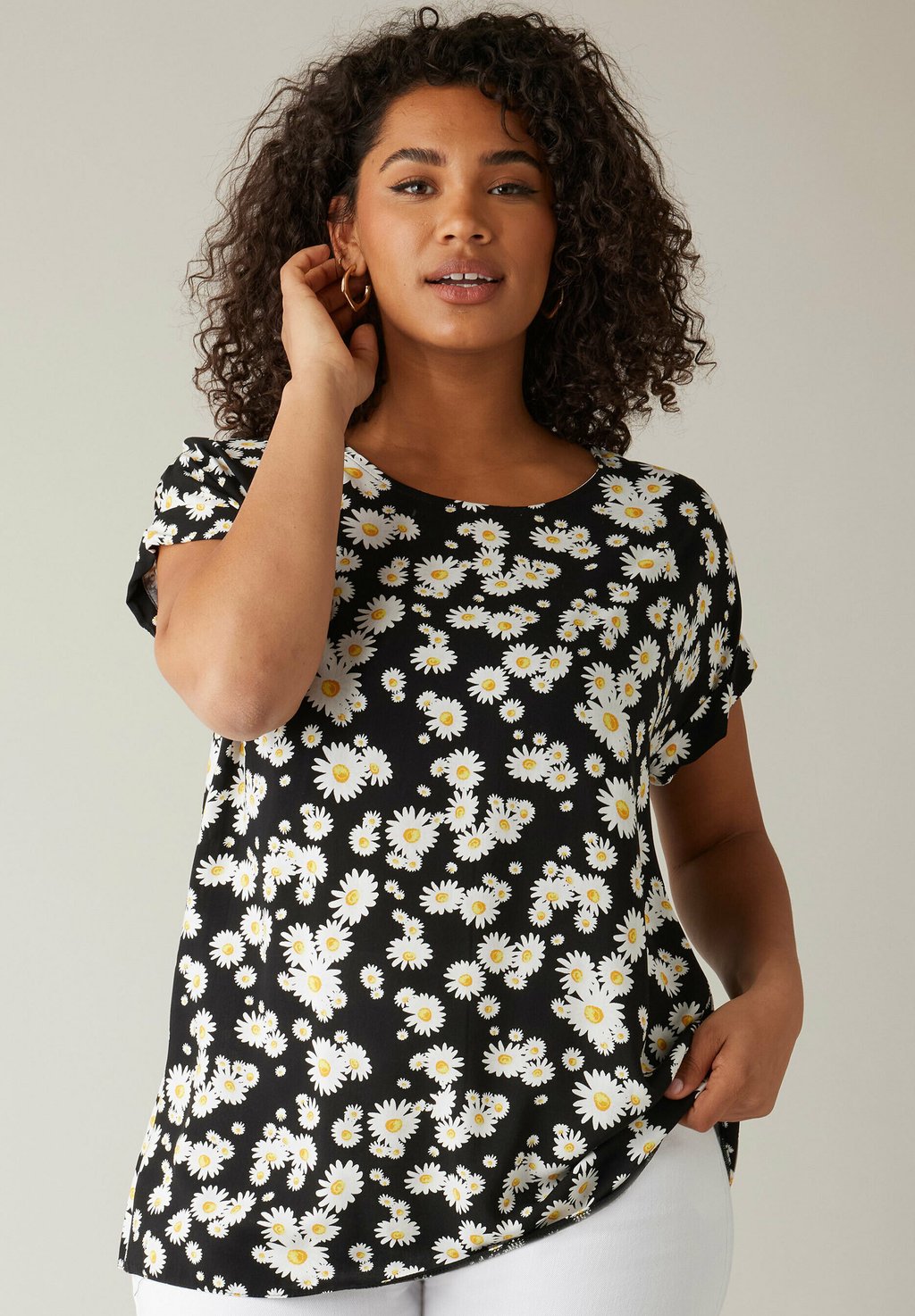 

Блуза DAISY PRINT Evans, антрацит