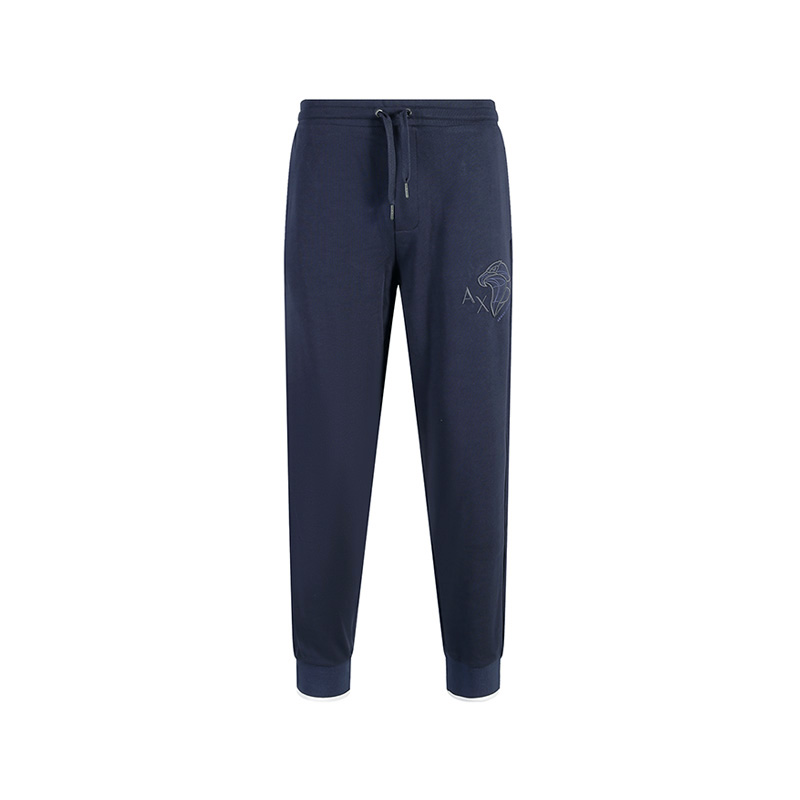 

ARMANI EXCHANGE Трикотажные спортивные брюки AE SS24, мужские, темно-синие