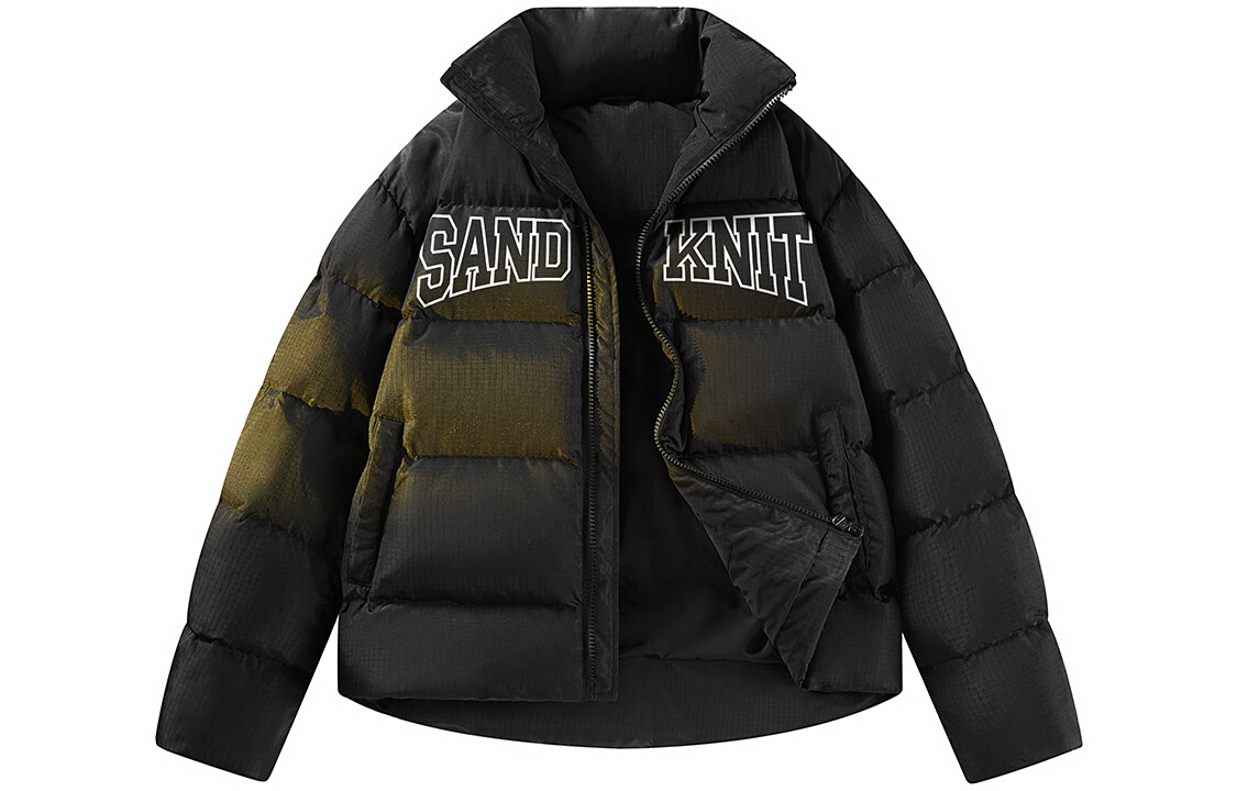 

Пуховик унисекс Sandknit, черный