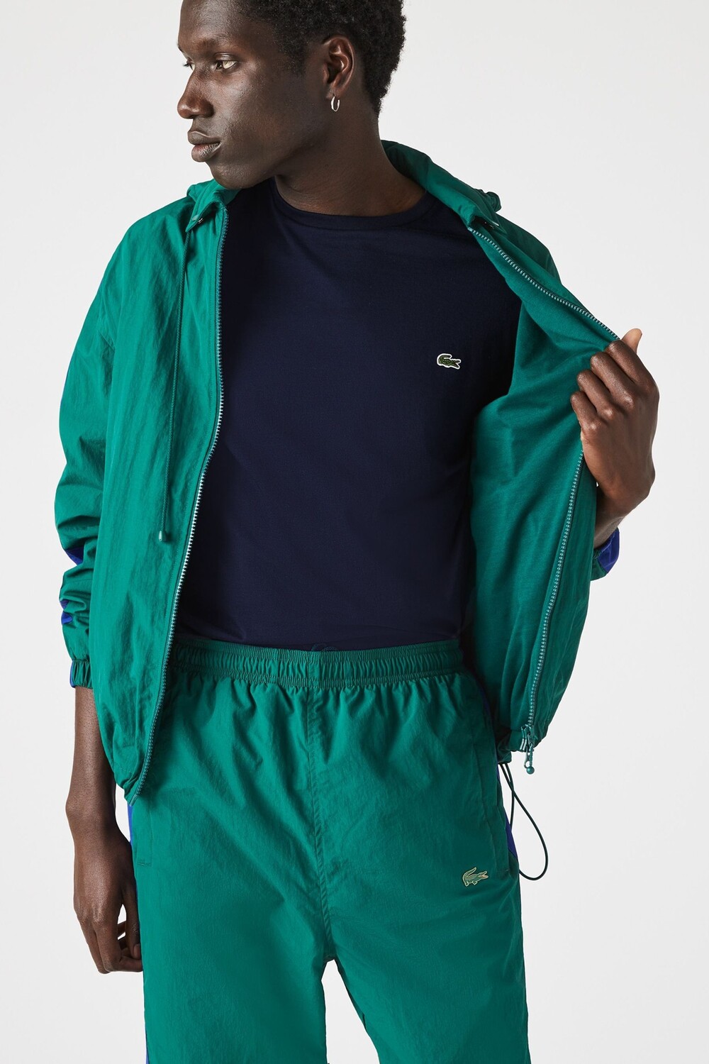 Роскошная футболка из хлопка пима Lacoste, синий — фото 3