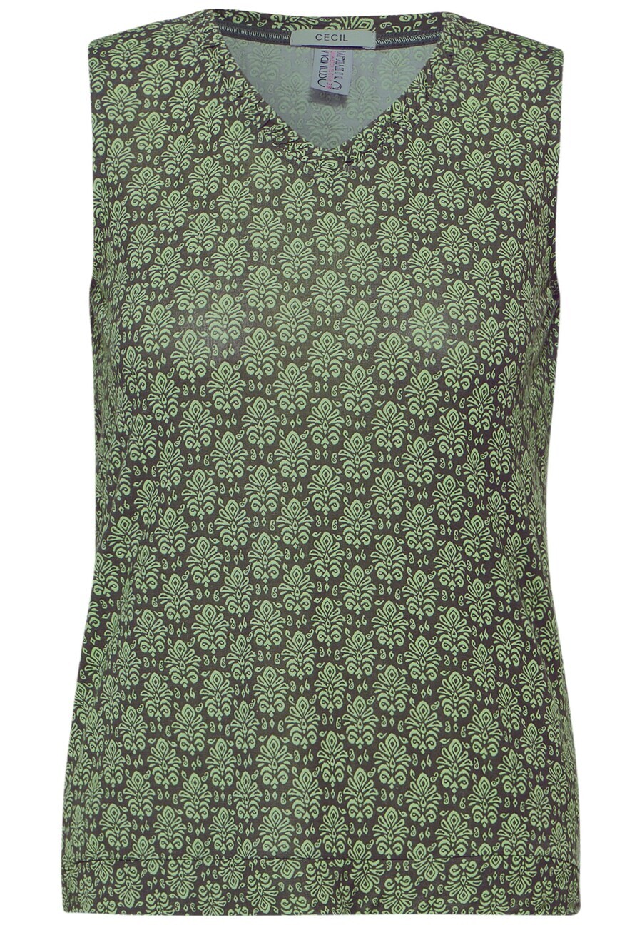 

Майка CECIL Top, цвет khaki/light green