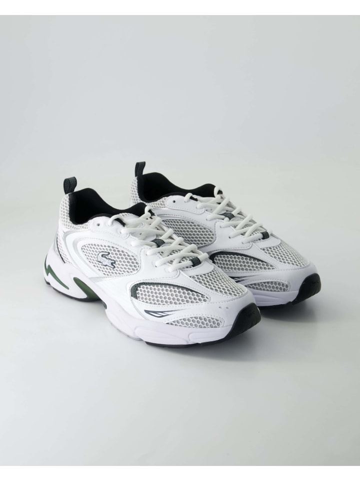 

Кроссовки на шнуровке Lacoste, белый
