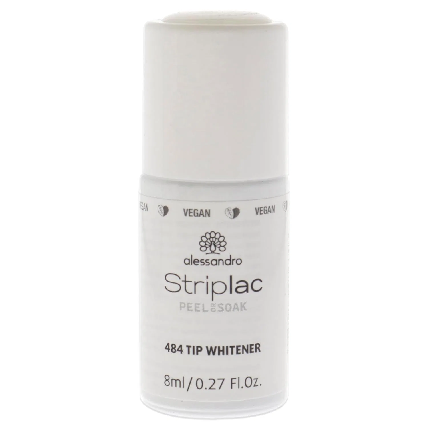Веганский LED-лак для ногтей alessandro Striplac Peel or Soak Tip Whitener Alessandro, Tip Whitener