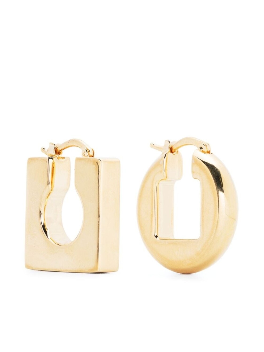

Серьги Les Boucles Rond Carre Jacquemus, золотой