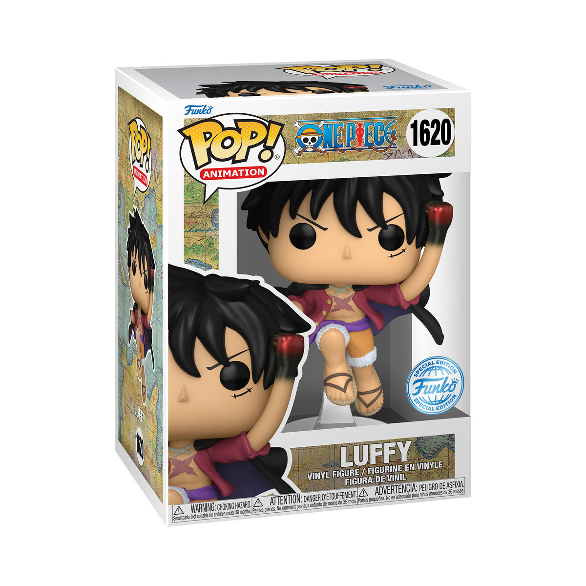 

Funko POP! Аниме, коллекционная фигурка, One Piece, Луффи, 1620 г.