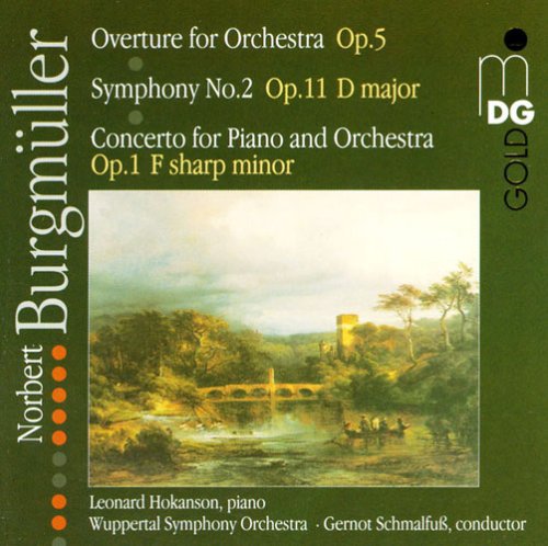 

CD диск Burgmuller / Hokanson / Schmalfuss: Overture for Orchestra Op 5 Sym 2 in D Major Op 11