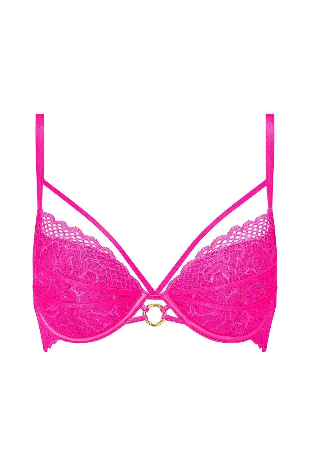 

Неотразимый бюстгальтер с глубоким вырезом и мягкими чашечками Ann Summers, розовый