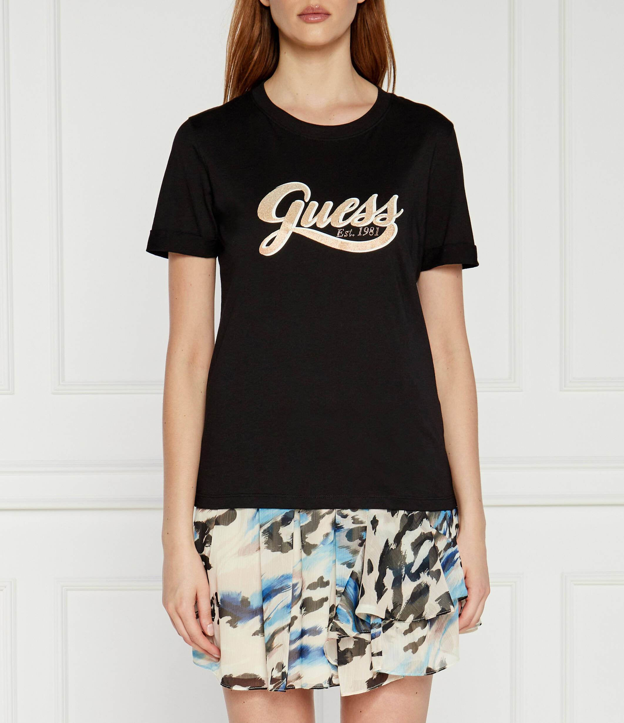 

Футболка GUESS Regular Fit, черный