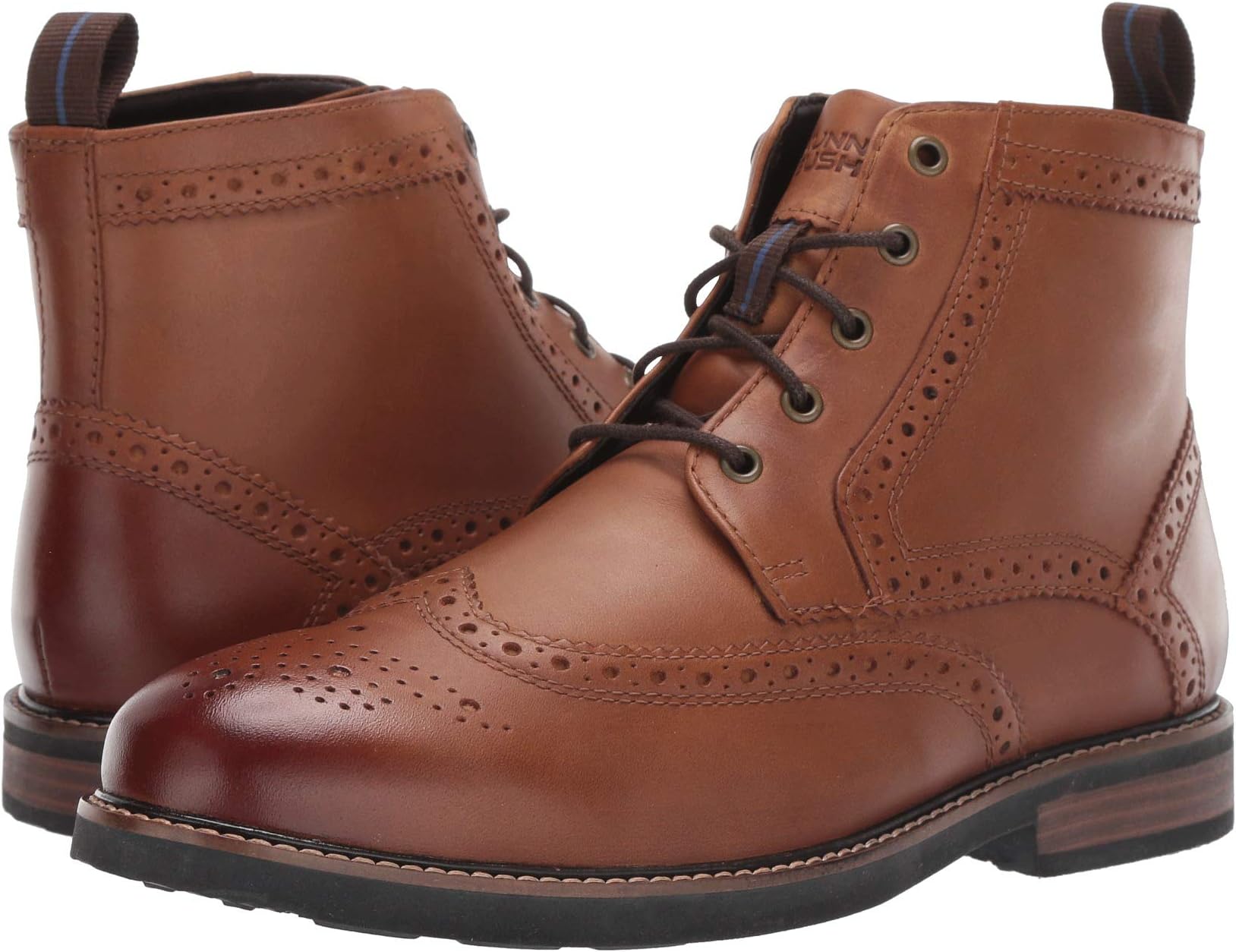 

Ботинки на шнуровке Odell Wingtip Boot with KORE Walking Comfort Technology Nunn Bush, цвет Tan CH