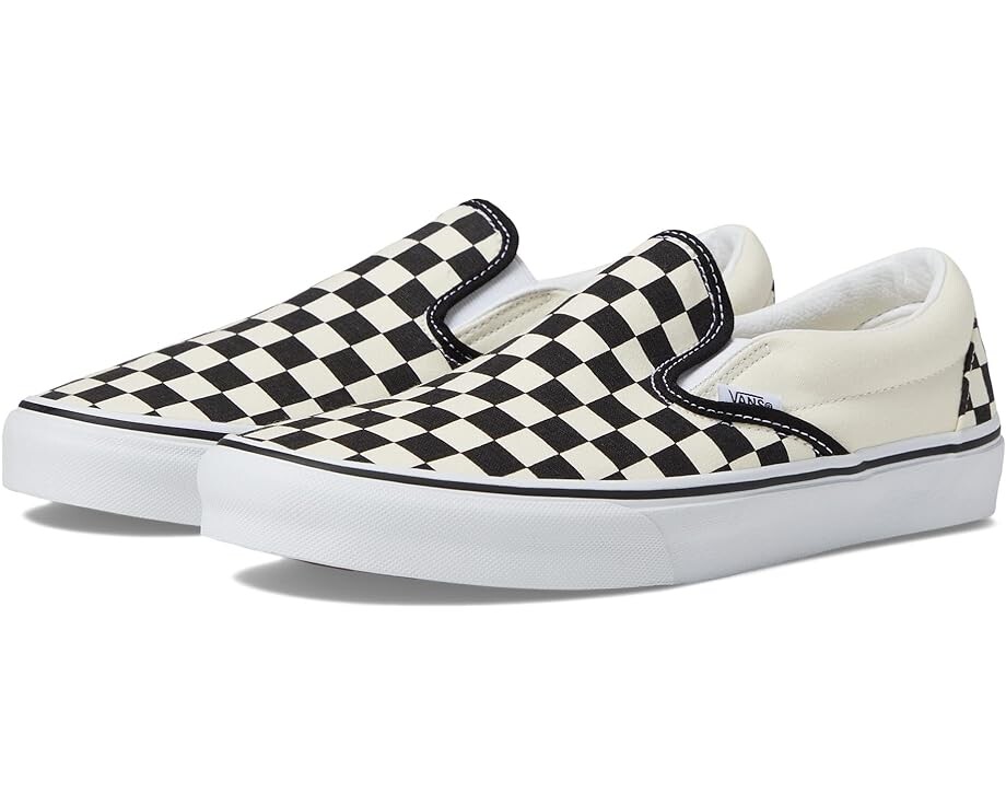 

Кроссовки Vans Classic Slip-On Wide, цвет Checkerboard Black/Classic White