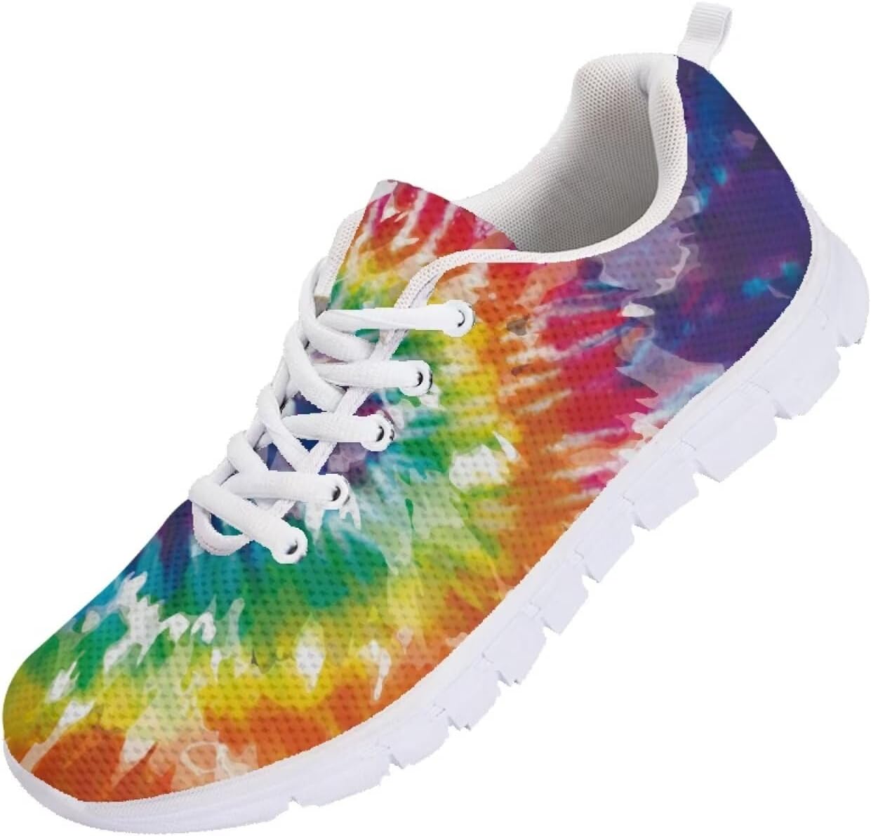 

Мужские кроссовки Funnydude Funny Print 2025, дышащие с сеткой, нескользящие, на шнуровке, Tie Dye