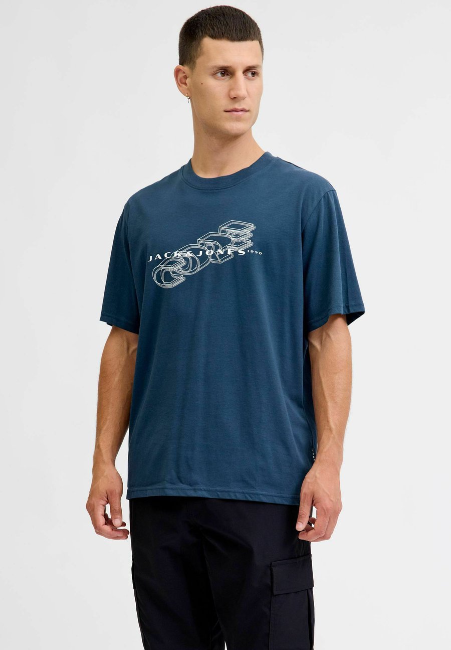 

Футболка Jack & Jones Print T-shirt, Titan/Dark Blue