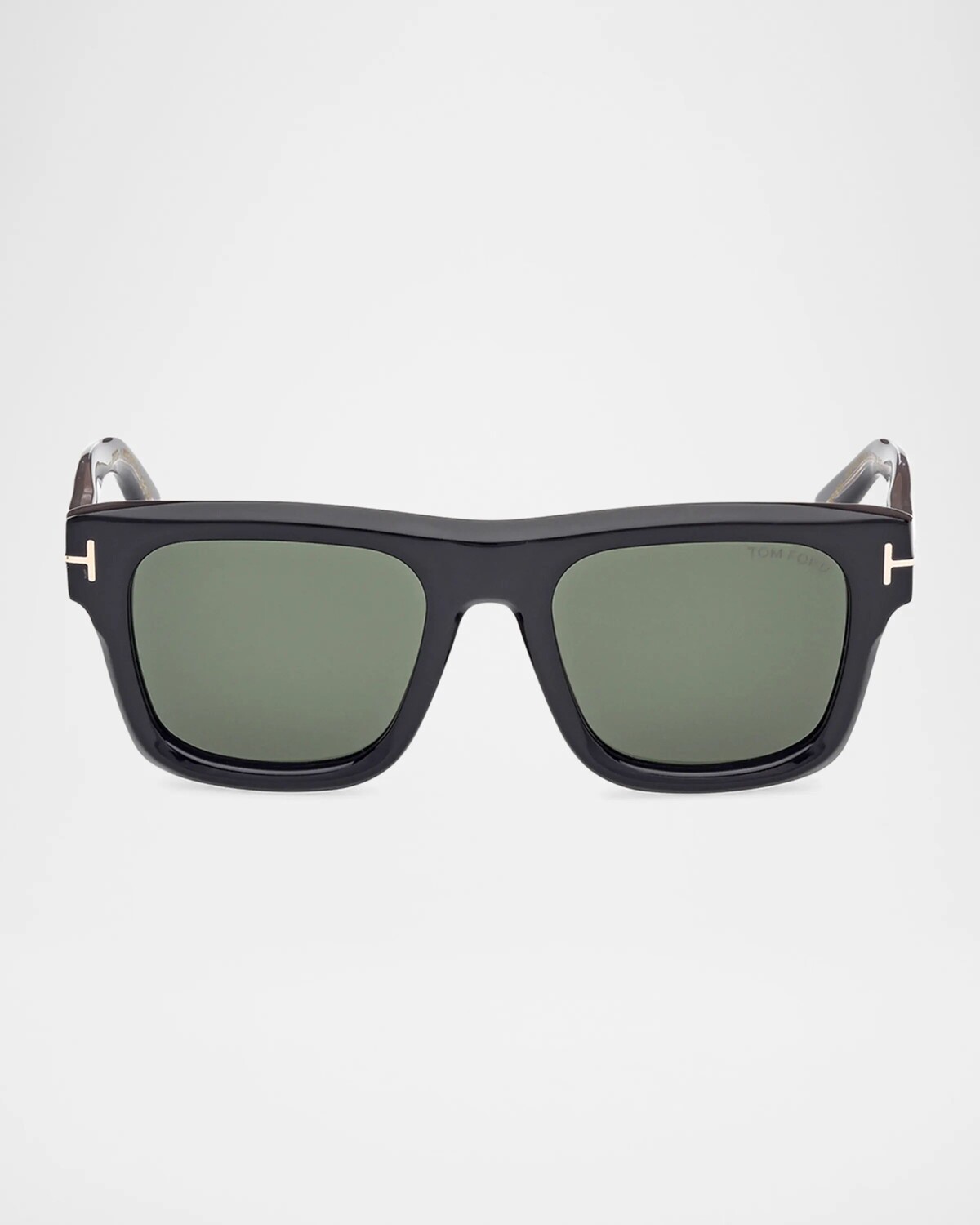 

Мужские квадратные солнцезащитные очки из ацетата FT1200M Tom Ford, цвет Shiny Blackgreen