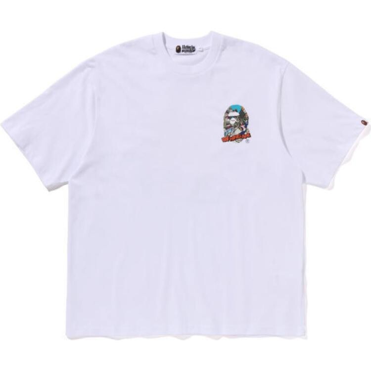 Футболка SS24 COMIC ART Series для мужчин A Bathing Ape, белый — фото 2