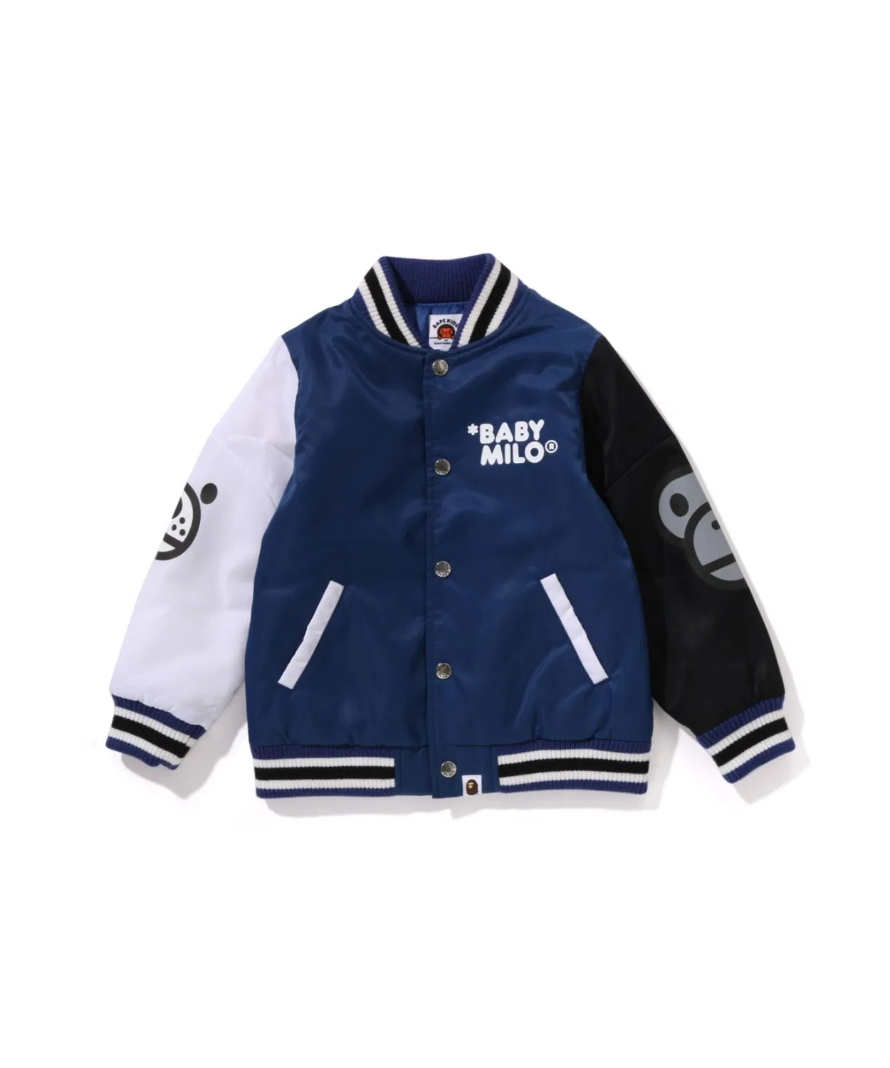Куртка-бомбер MILO FRIENDS MULTI COLOR PARTS JACKET, нейлон, цвет тёмно-синий