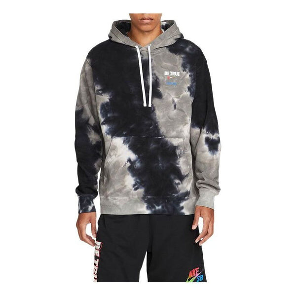 

Толстовка Men's Nike SS22 Tie Dye Printing Black, мультиколор