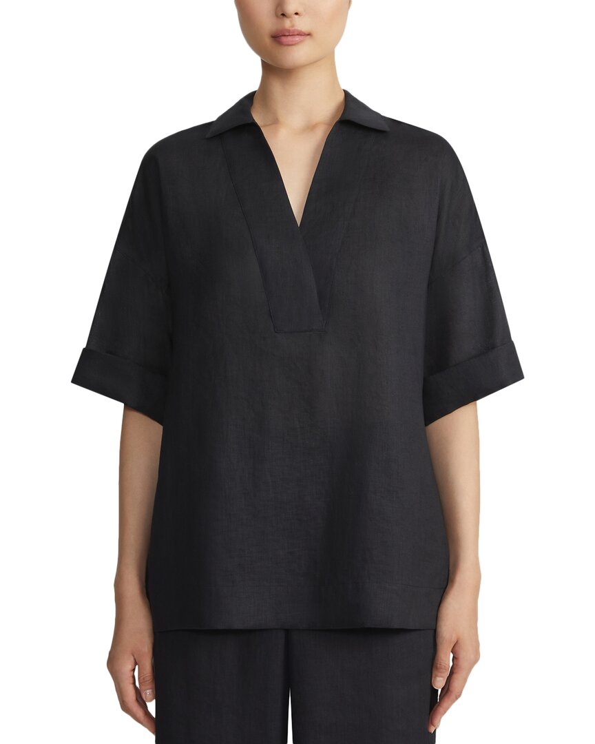 

Лафайет 148 Нью-Йорк Пиппен Льняная блузка Lafayette 148 New York, черный