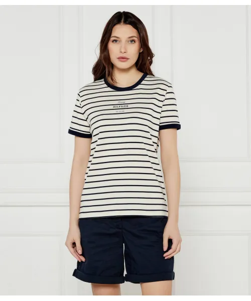 

Футболка Regular fit Tommy Hilfiger, бежевый