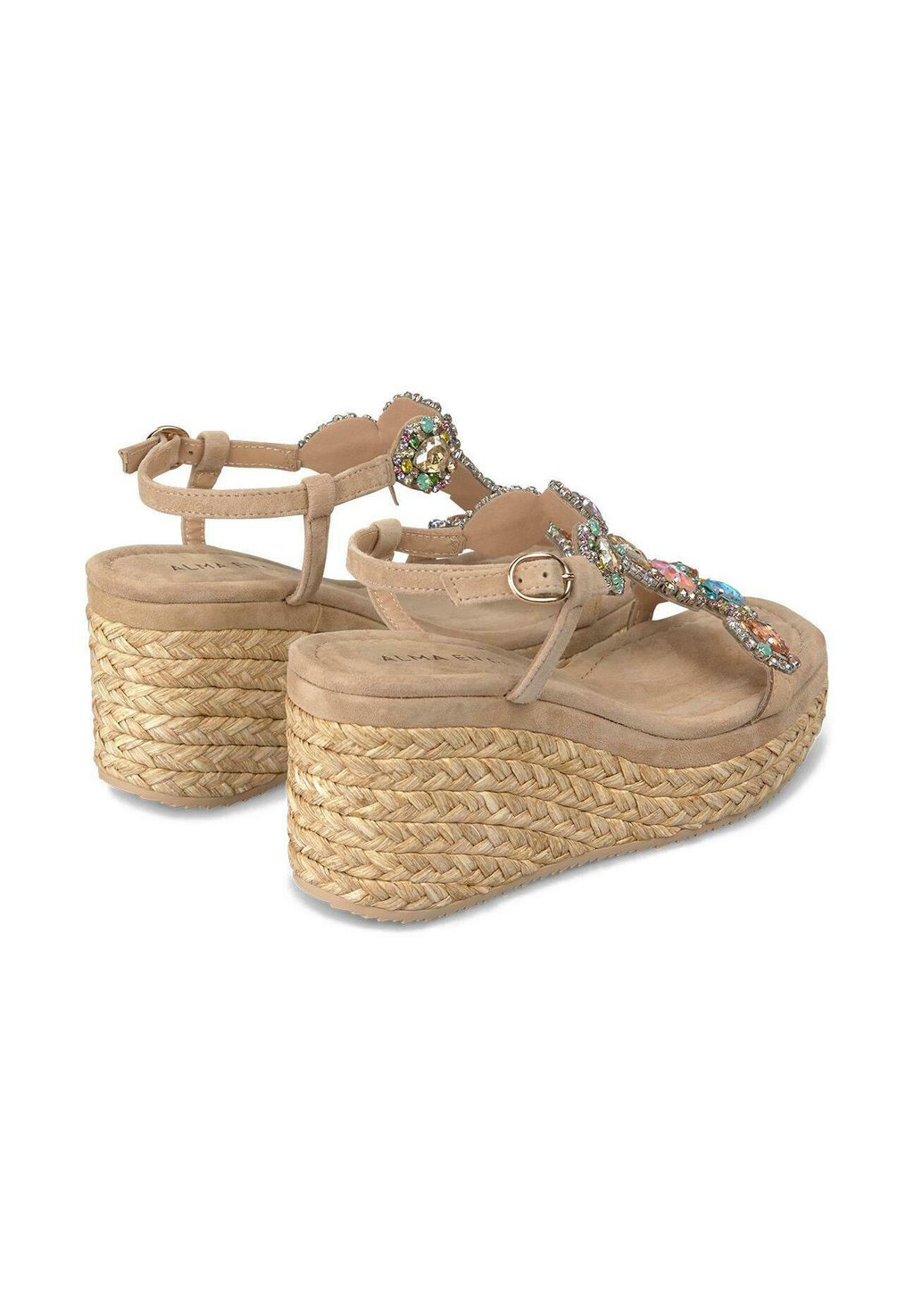 Босоножки на танкетке Espadrilles Alma en Pena, светло-коричневый — фото 4