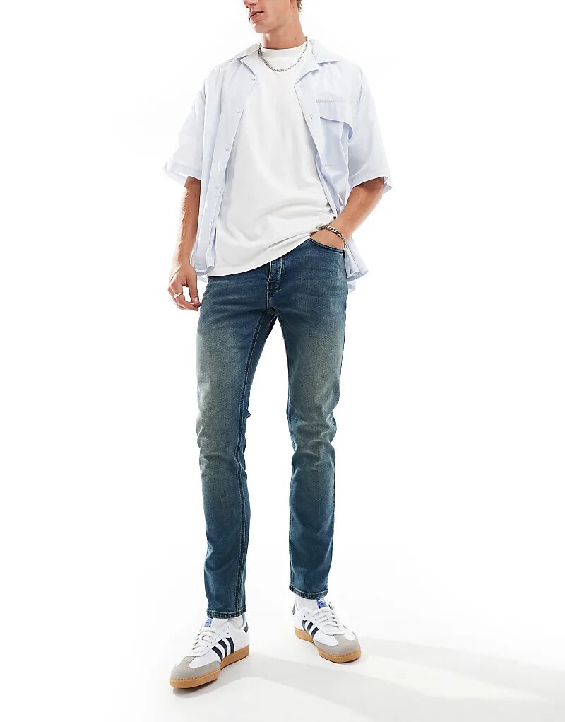 

Джинсы French Connection slim fit цвета индиго