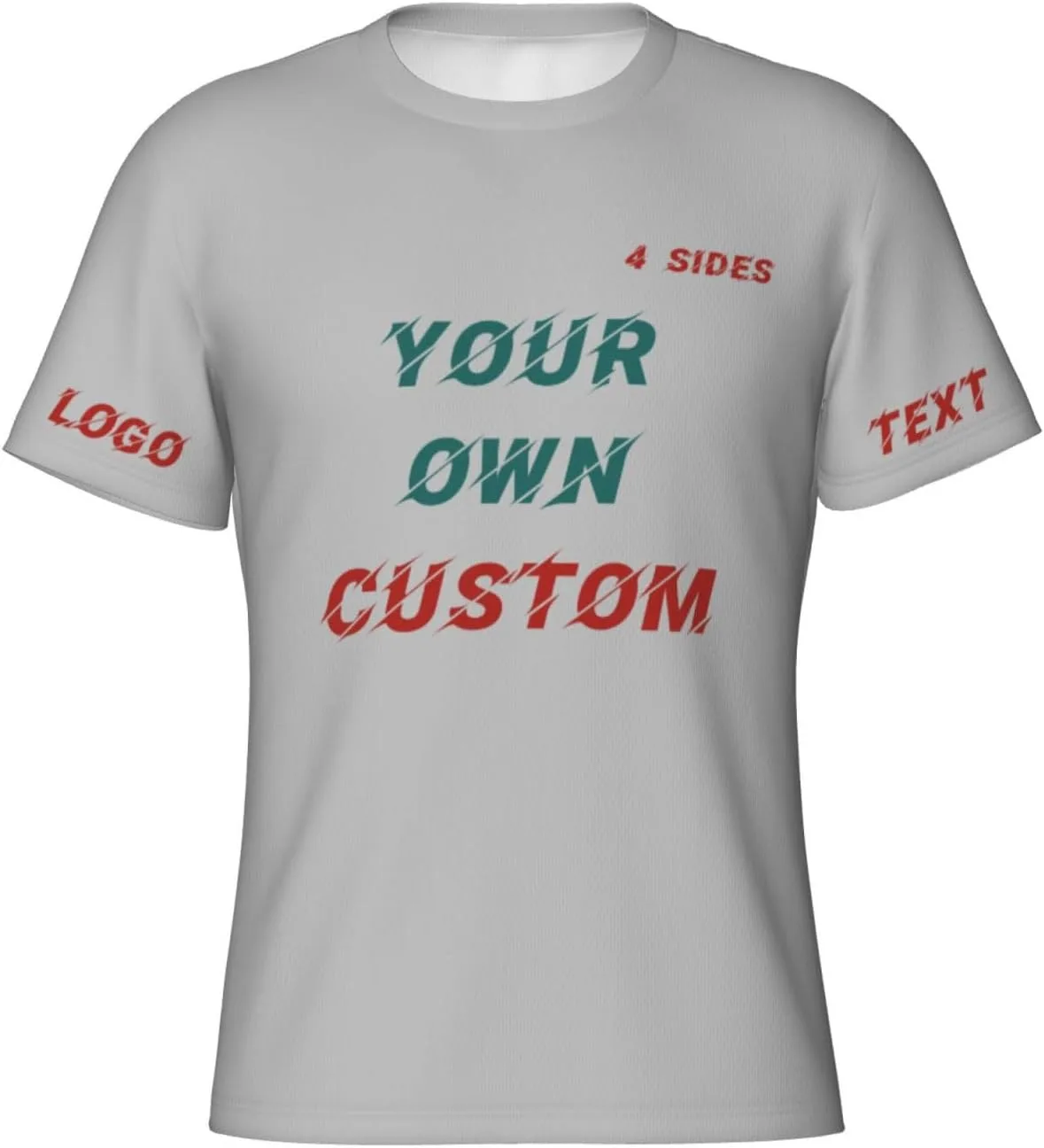 

Футболка Custom с принтом на 4 сторонах