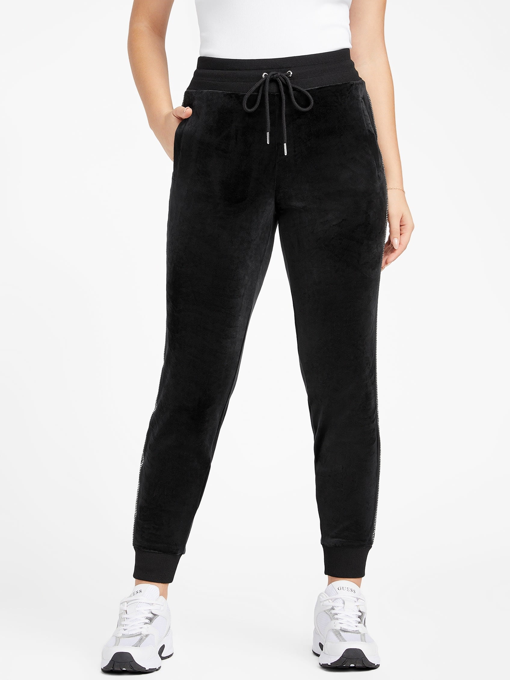 

Спортивные штаны Mercedes Velour Guess Factory, черный