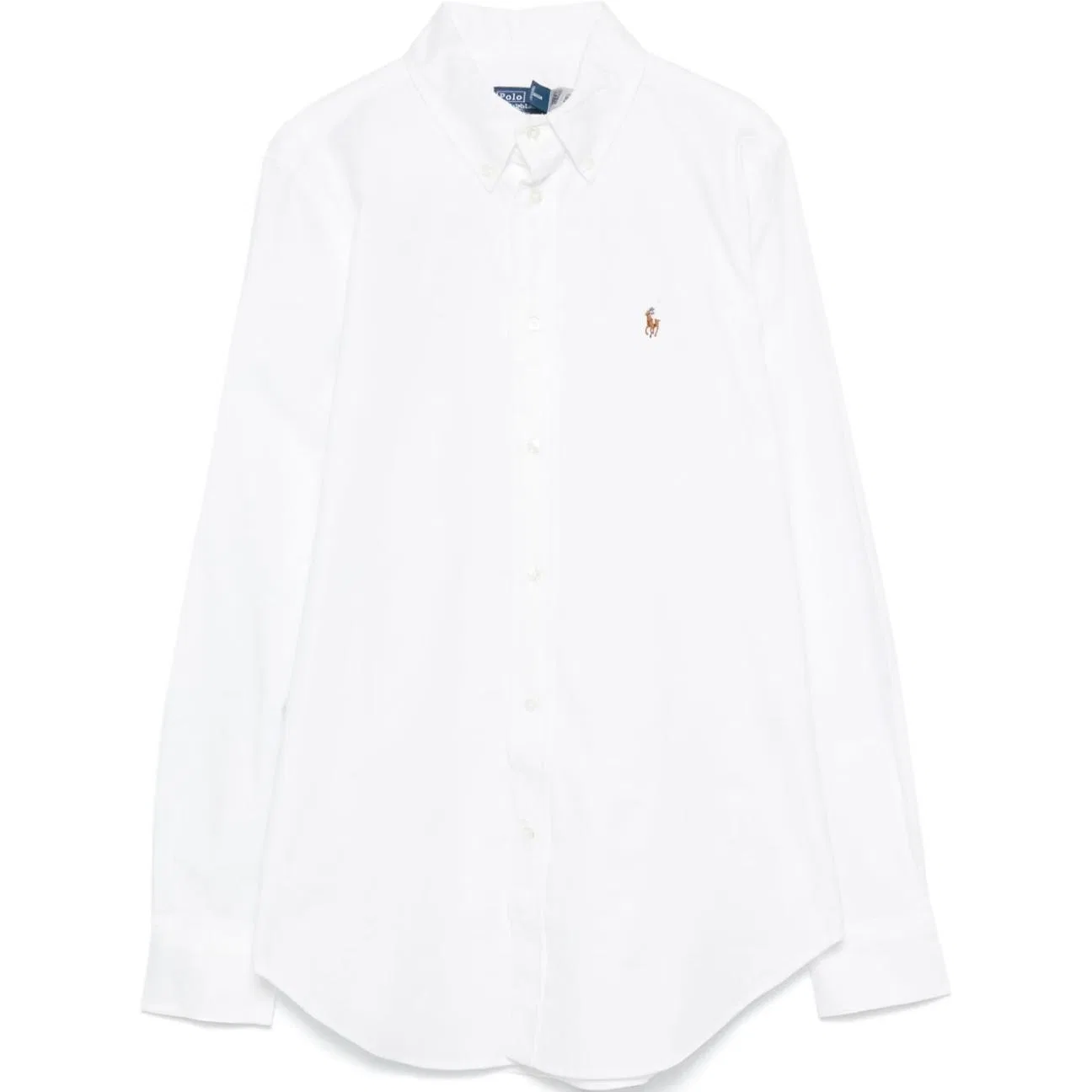 Длинный рукав рубашка на пуговицах Polo Ralph Lauren, White