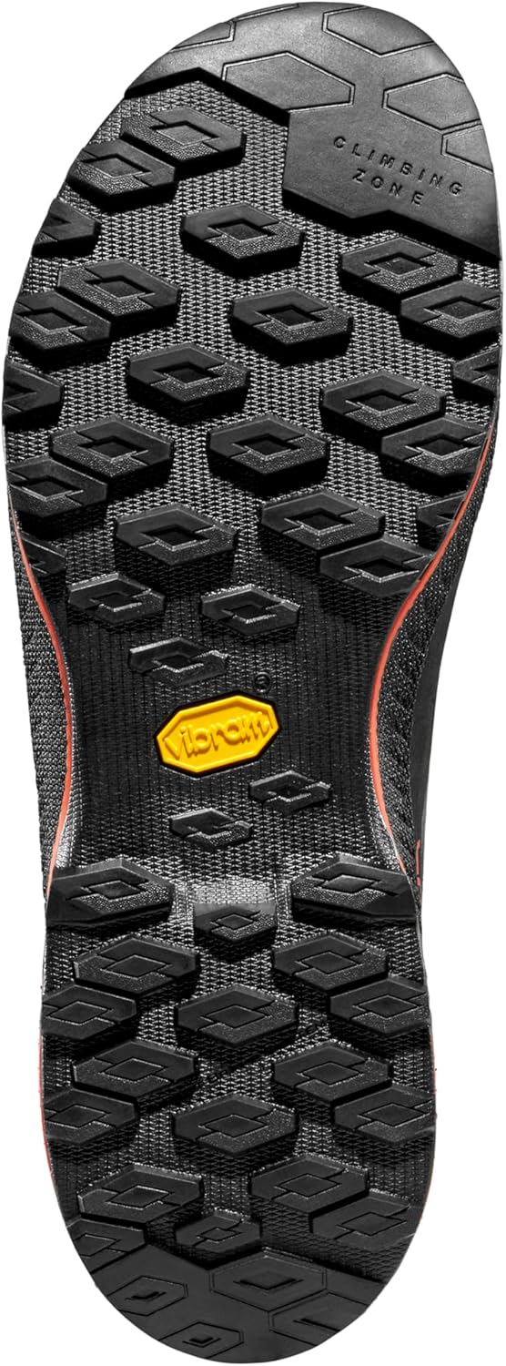 Мужские технические походные/трекинговые ботинки La Sportiva TX4 EVO из кожи, черный/вишневый — фото 3