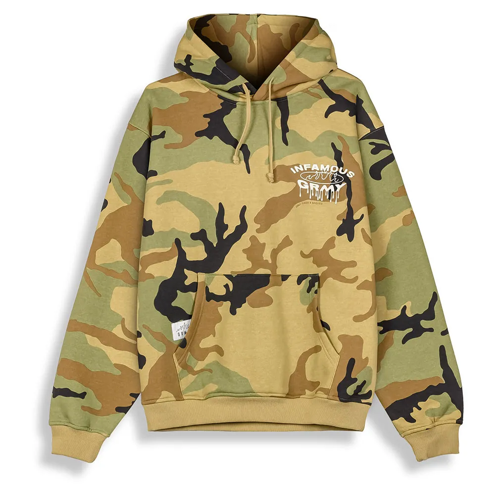 

Худи Grimey Follow The Dollar Camo Vintage, желтый