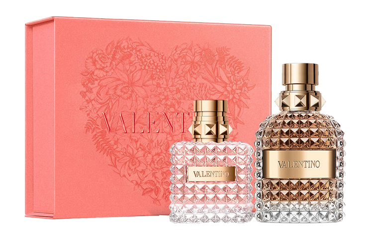 Парфюмерный набор Valentino Uomo + Valentino Donna Born In Roma, 50 мл + 30 мл
