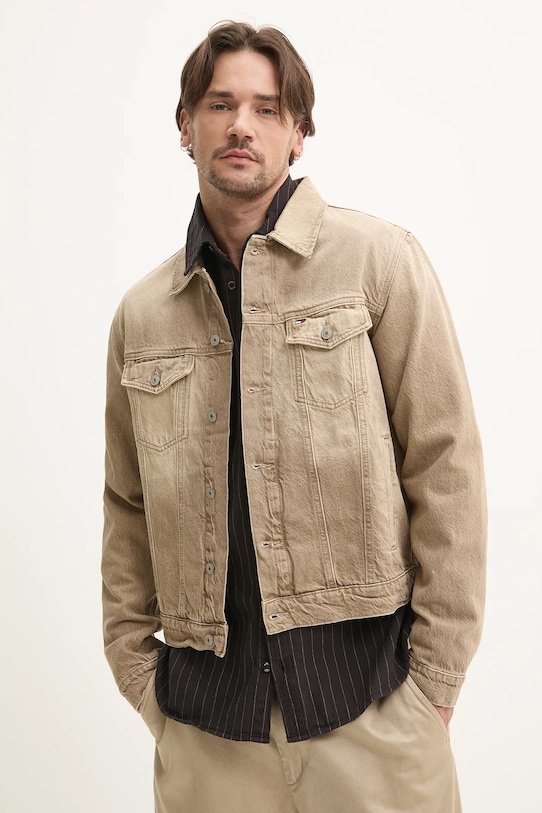 

Джинсовая куртка Tommy Jeans, зеленый