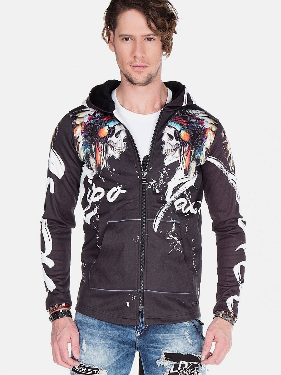 

Толстовка с капюшоном на молнии CIPO & BAXX, черный