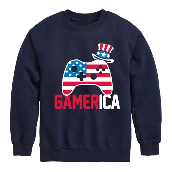 

Мальчики 8-20 флисовая толстовка Gamerica Licensed Character, синий