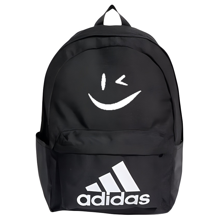 

Adidas Полиэстеровый рюкзак унисекс черный, Smiley Face