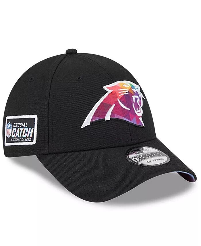 

Мужская черная бейсболка Carolina Panthers 2023 NFL Crucial Catch 9FORTY Adjustable New Era