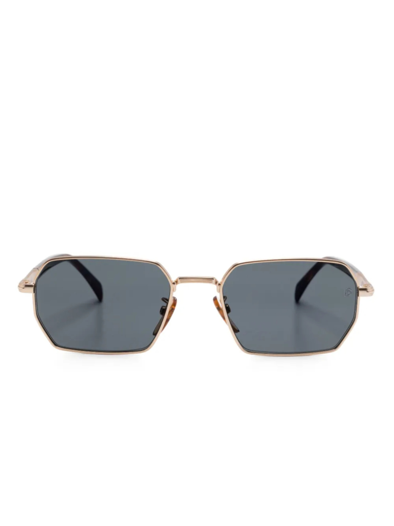 

Солнцезащитные очки в геометричной оправе Eyewear by David Beckham, золотой