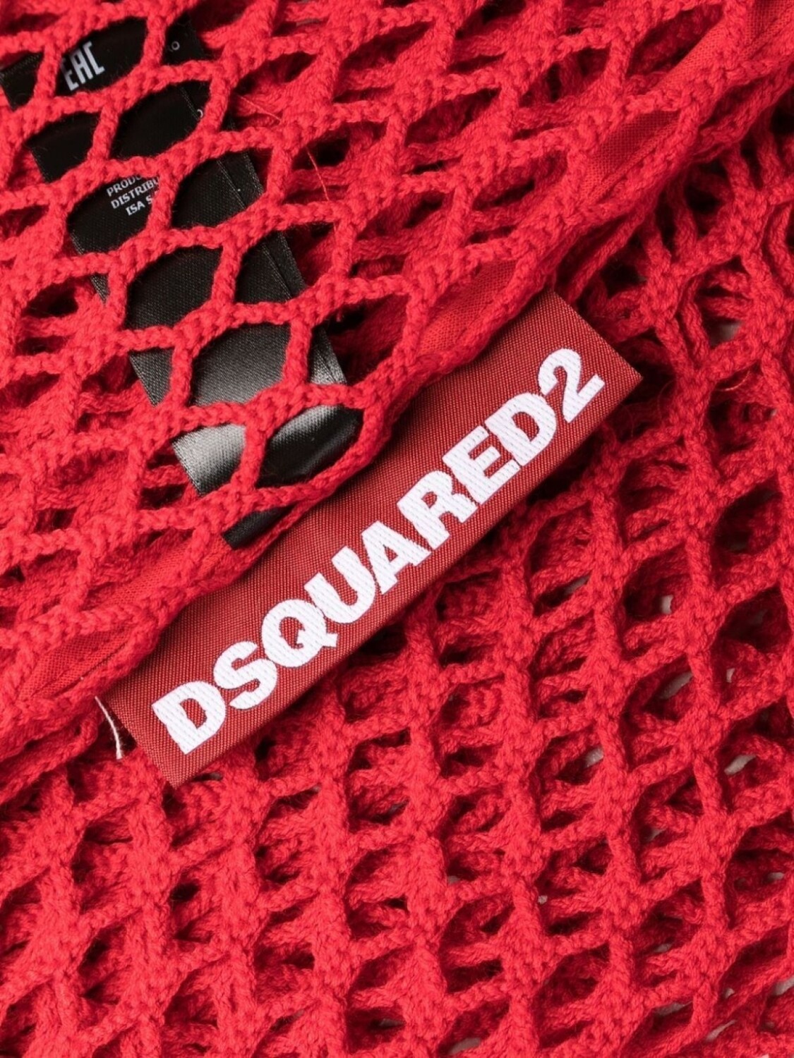 

Сетчатая футболка Dsquared2, красный